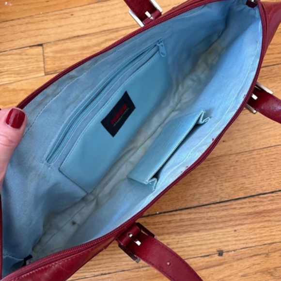 Hobo International Burgundy Vintage Y2K East West Bag - Picture 5 of 7